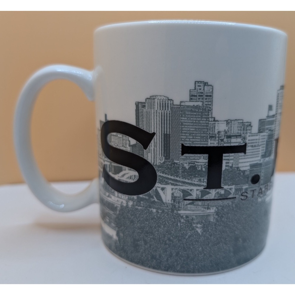Starbucks Barista Skyline Series One St Paul Twin Cities Mug 2002 Vintage